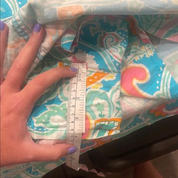 New York & Company Paisley Print SKORT - Picture 8 of 8